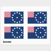 Sticker Rectangulaire Drapeau Easton (Feuille)