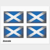 Sticker Rectangulaire Drapeau écossais (Feuille)