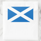 Sticker Rectangulaire Drapeau écossais (Sac)