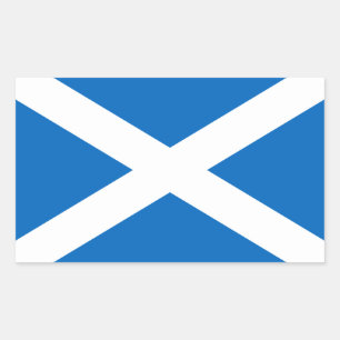 Sticker Rectangulaire Drapeau écossais