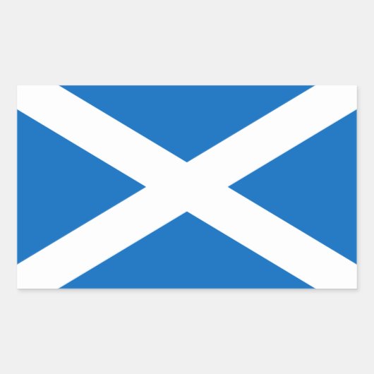 Sticker Rectangulaire Drapeau écossais (Devant)