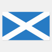 Sticker Rectangulaire Drapeau écossais (Devant)
