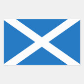 Sticker Rectangulaire Drapeau écossais (Devant)