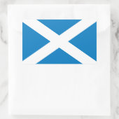 Sticker Rectangulaire Drapeau écossais (Sac)