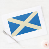 Sticker Rectangulaire Drapeau écossais (Enveloppe)