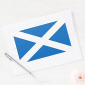 Sticker Rectangulaire Drapeau écossais/écossais - Royaume-Uni (Enveloppe)