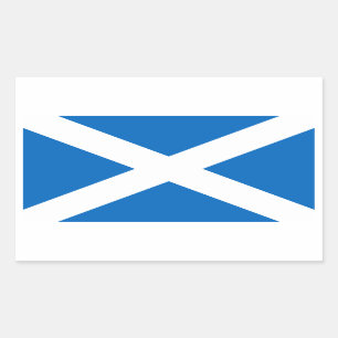 Sticker Rectangulaire Drapeau écossais/écossais - Royaume-Uni