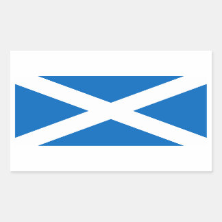 Sticker Rectangulaire Drapeau écossais/écossais - Royaume-Uni