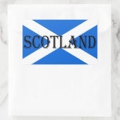 Sticker Rectangulaire Drapeau écossais Écosse (Sac)
