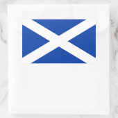 Sticker Rectangulaire Drapeau écossais - Image de haute qualité (Sac)