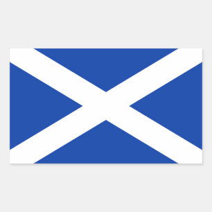 Sticker Rectangulaire Drapeau écossais - Image de haute qualité