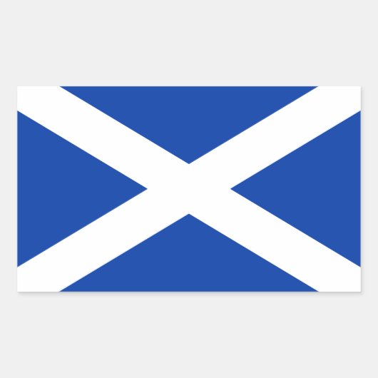 Sticker Rectangulaire Drapeau écossais - Image de haute qualité (Devant)