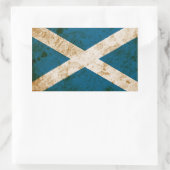 Sticker Rectangulaire Drapeau écossais robuste (Sac)