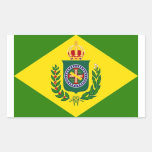 Sticker Rectangulaire Drapeau Empire