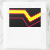 Sticker Rectangulaire Drapeau en caoutchouc / Fierté en latex (Sac)