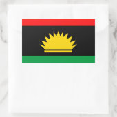 Sticker Rectangulaire Drapeau ethnique des minorités de la république du (Sac)