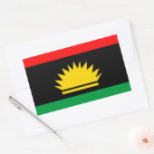 Sticker Rectangulaire Drapeau ethnique des minorités de la république du (Enveloppe)