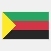 Sticker Rectangulaire Drapeau FOUR Azawad (Devant)