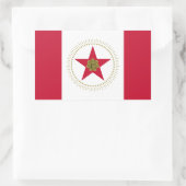 Sticker Rectangulaire Drapeau FOUR Birmingham, Alabama (Sac)