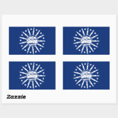 Sticker Rectangulaire Drapeau FOUR Buffalo (Feuille)