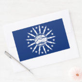 Sticker Rectangulaire Drapeau FOUR Buffalo (Enveloppe)