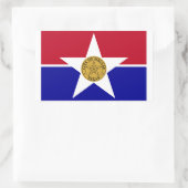 Sticker Rectangulaire Drapeau FOUR Dallas (Sac)