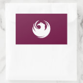 Sticker Rectangulaire Drapeau FOUR Phoenix (Sac)