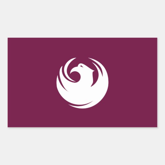 Sticker Rectangulaire Drapeau FOUR Phoenix (Devant)