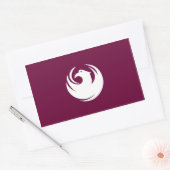 Sticker Rectangulaire Drapeau FOUR Phoenix (Enveloppe)