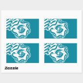 Sticker Rectangulaire Drapeau FOUR Seattle (Feuille)