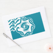 Sticker Rectangulaire Drapeau FOUR Seattle (Enveloppe)
