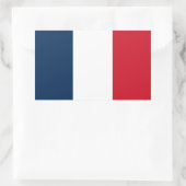 Sticker Rectangulaire Drapeau français (Sac)