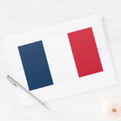 Sticker Rectangulaire Drapeau français (Enveloppe)