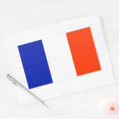 Sticker Rectangulaire drapeau français (Enveloppe)
