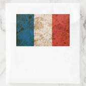 Sticker Rectangulaire Drapeau français robuste (Sac)
