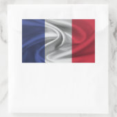 Sticker Rectangulaire Drapeau France (Sac)