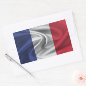 Sticker Rectangulaire Drapeau France (Enveloppe)