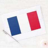 Sticker Rectangulaire Drapeau France (Enveloppe)