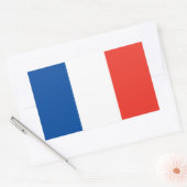 Sticker Rectangulaire Drapeau France (Enveloppe)