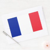 Sticker Rectangulaire Drapeau France (Enveloppe)