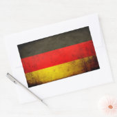 Sticker Rectangulaire Drapeau grunge 1 de l'Allemagne (Enveloppe)