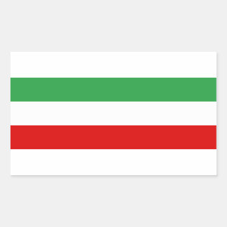 Sticker Rectangulaire Drapeau Iran Tricolor FOUR