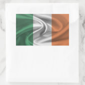 Sticker Rectangulaire Drapeau irlandais (Sac)