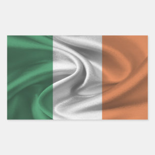 Sticker Rectangulaire Drapeau irlandais