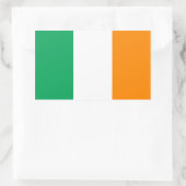 Sticker Rectangulaire drapeau irlandais (Sac)