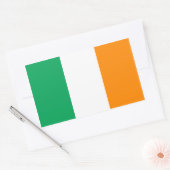 Sticker Rectangulaire drapeau irlandais (Enveloppe)