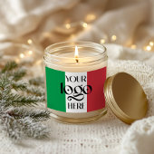 Sticker Rectangulaire Drapeau Italien Vert Blanc et Rouge