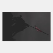 Sticker Rectangulaire Drapeau Iwo Jima (Devant)