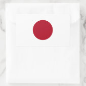 Sticker Rectangulaire Drapeau japonais (Sac)