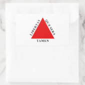 Sticker Rectangulaire Drapeau Minas Gerais Brésil (Sac)